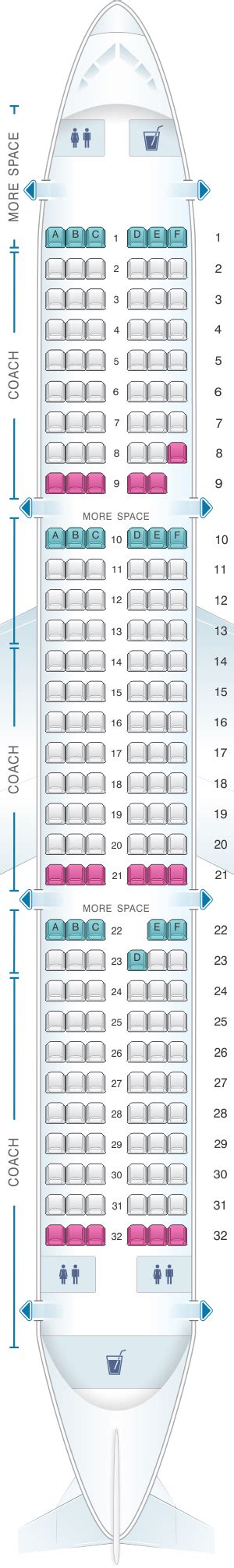 JetBlues A220 aircraft features a 3-2 configuration with five rows of Even More Space seats and 23 regular economy rows. . Airbus a321 seat map jetblue